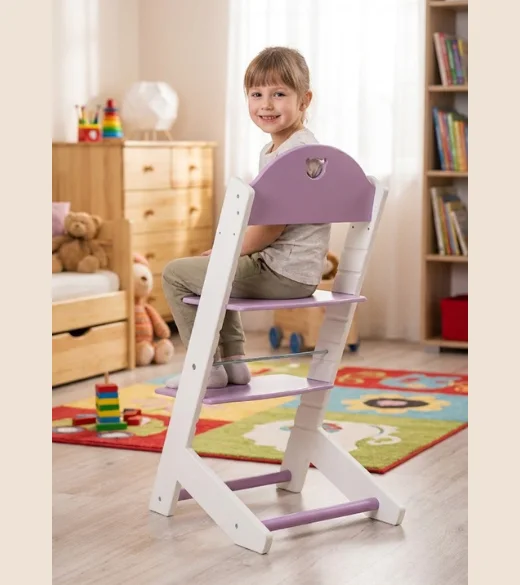 Lucas Wood Style - rostoucí židle MIXLE - bílá/zelená