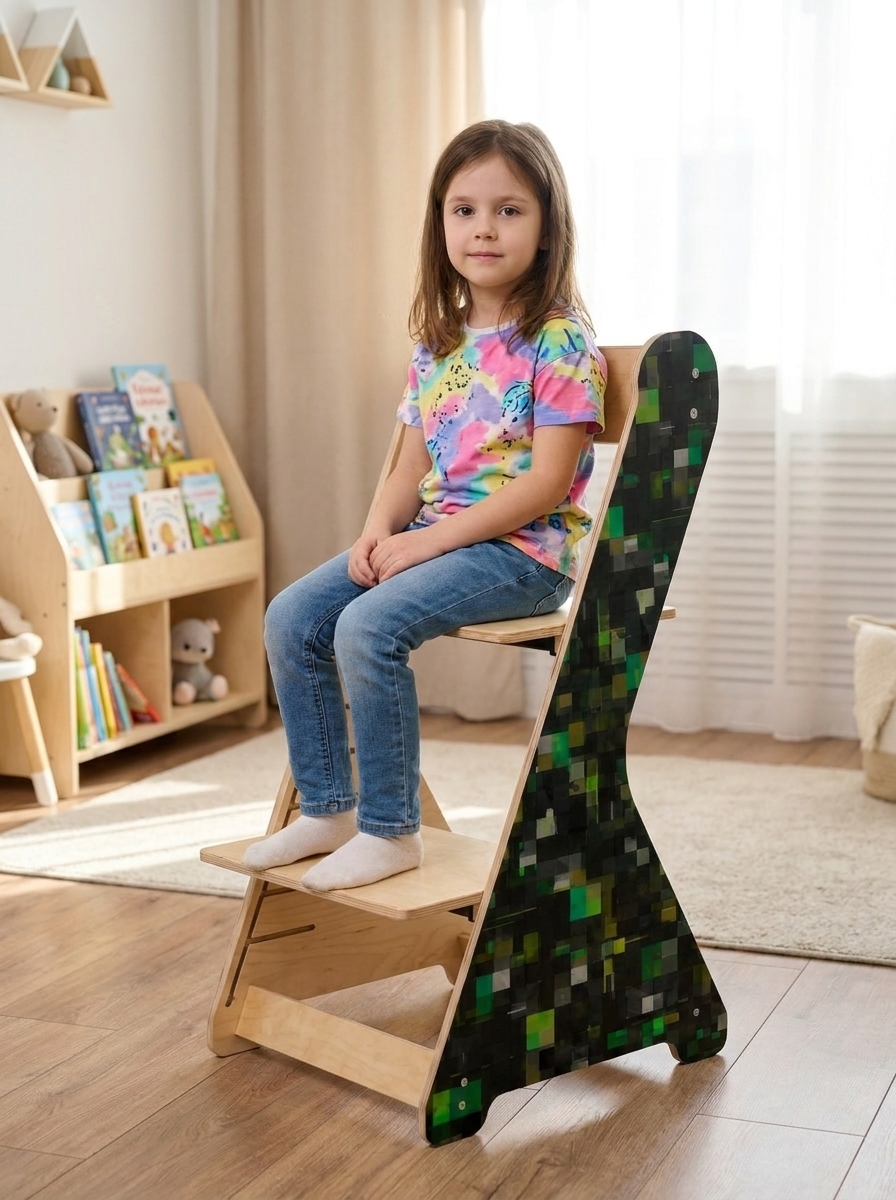 rostoucí židle PIXLE - zelená