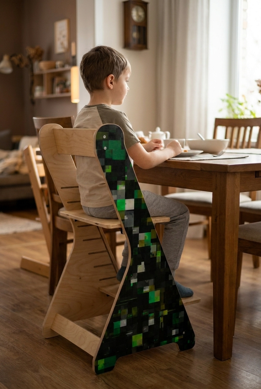 rostoucí židle PIXLE - zelená